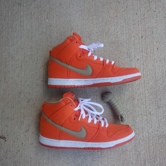 Nike Dunk SB High Urban Orange Bamboo - Picture 8 of 8